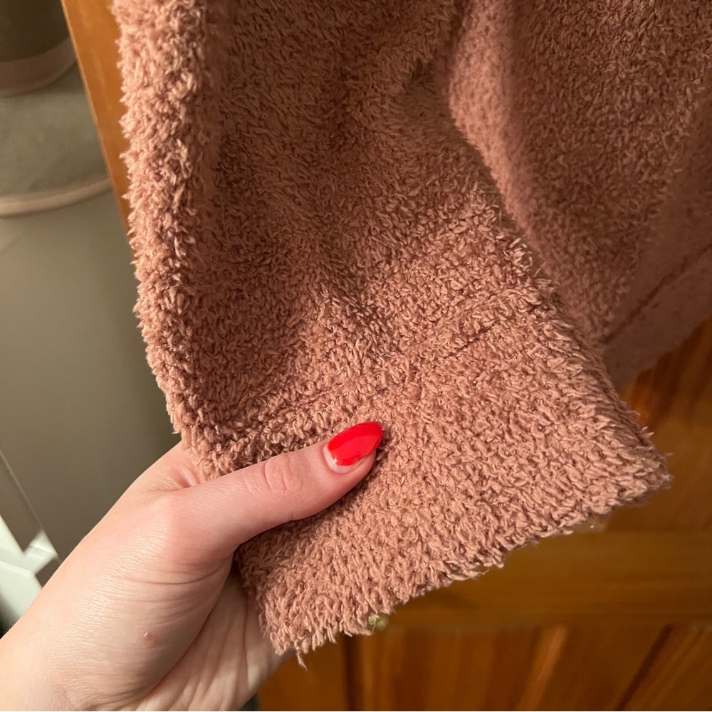 Fuzzy Button Jacket - Picture 4 of 4